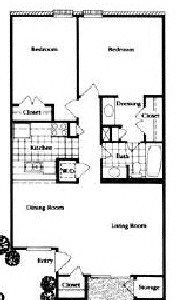 Large Two Bedroom Two bedroom